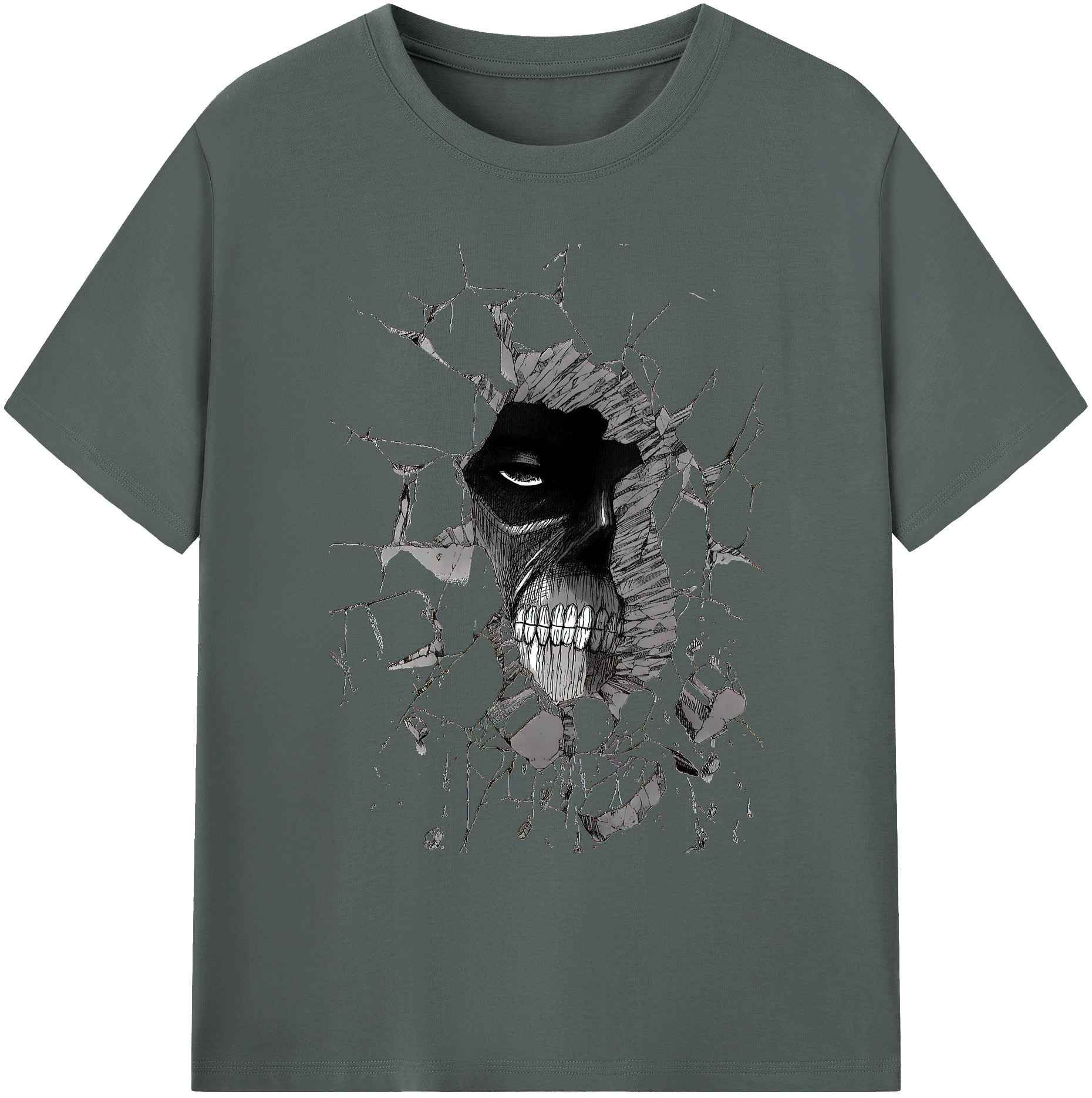 （画像用） 進撃の巨人 Attack on Titan 綿100％ メンズ半袖Tシャツ｜肌触りやわらか＆通気性